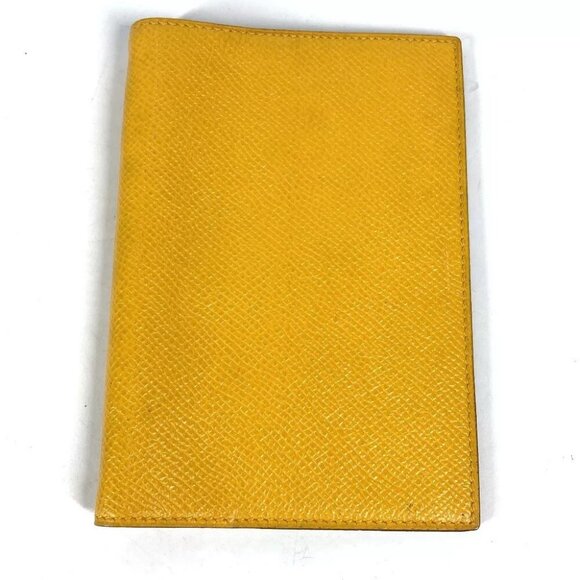 HERMES AgendaPM System notebook stationery Notebook cover Leather yellow - Picture 9 of 10